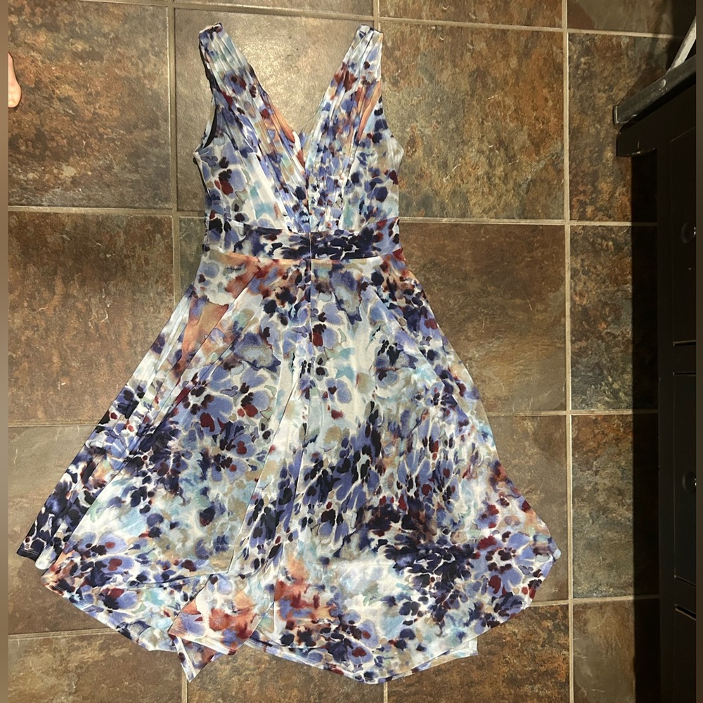 Simply Vera Vera Wang Multicolor High Low Dress